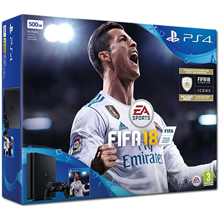 PACK PS4 SLIM 500 GO + FIFA 18