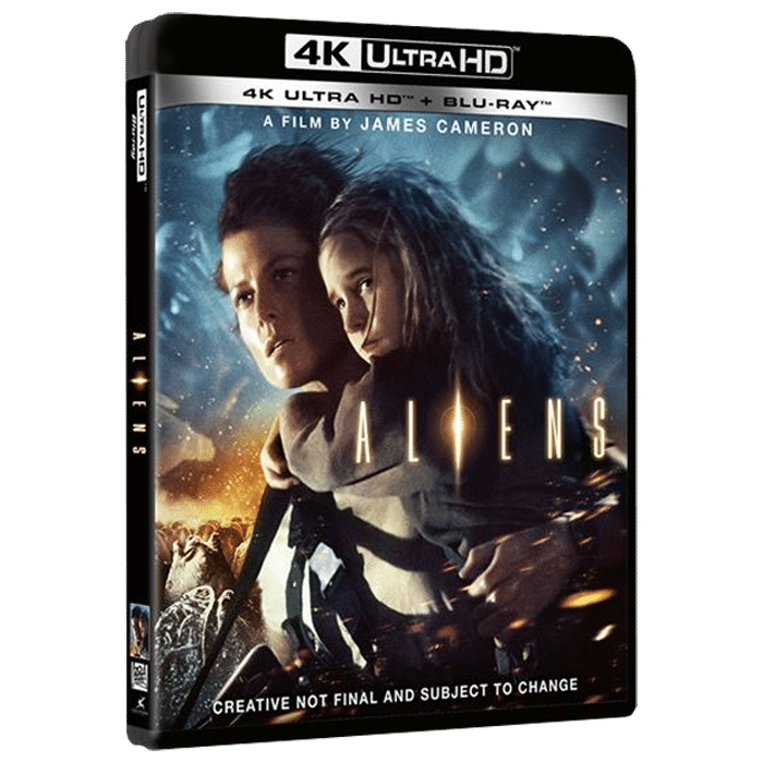 aliens blu ray 4k visuel produit provisoire