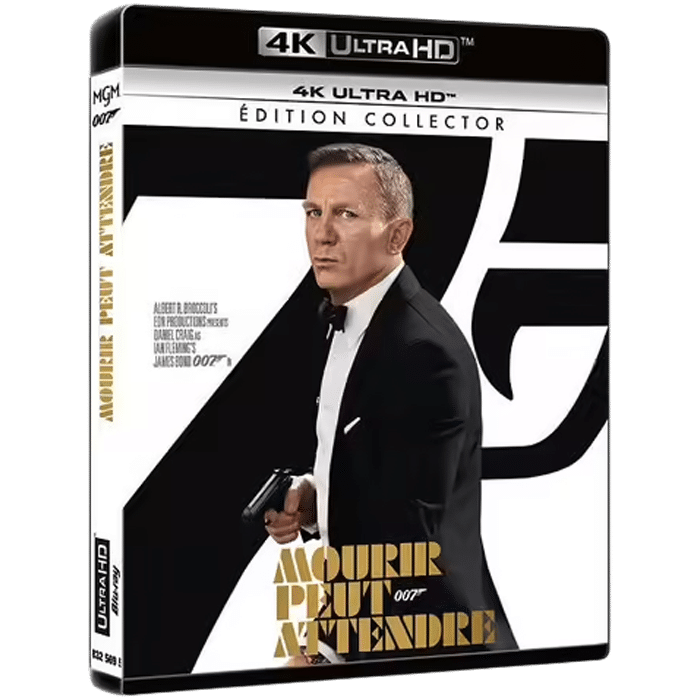 mourir peut attendre blu ray 4k visuel produit
