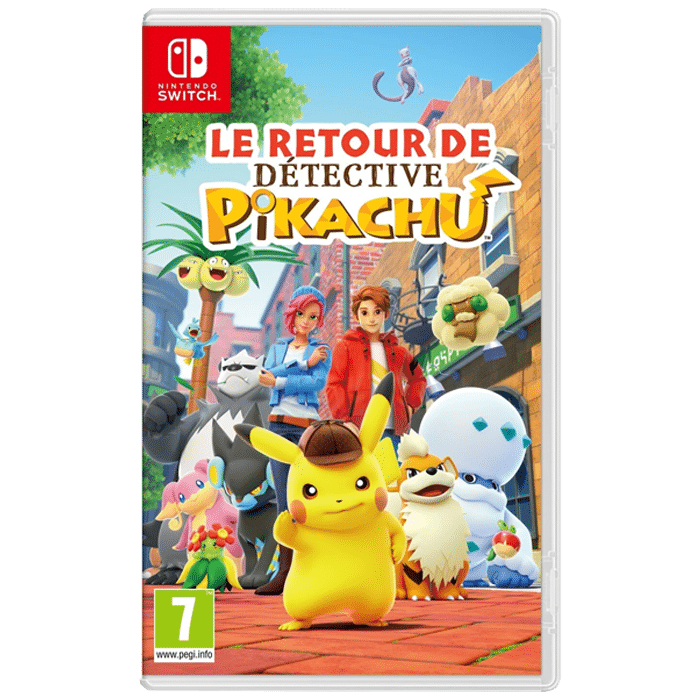 retour de detective pikachu switch visuel produit