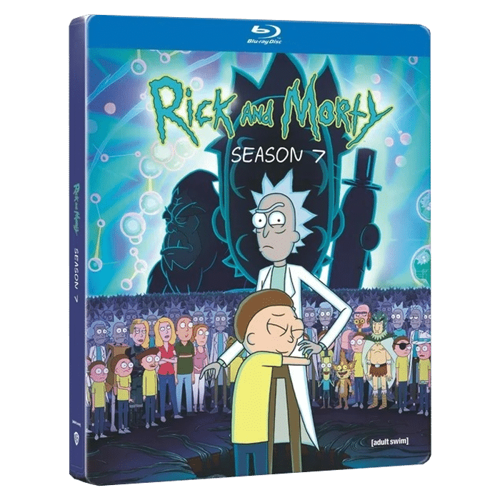 rick and morty saison 7 steelbook visuel produit