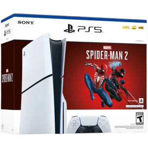 console ps5 slim standard spiderman 2 visuel produit ESRB