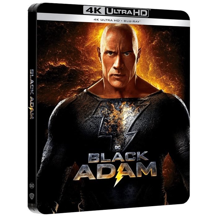 black adam 4k steelbook national visuel produit