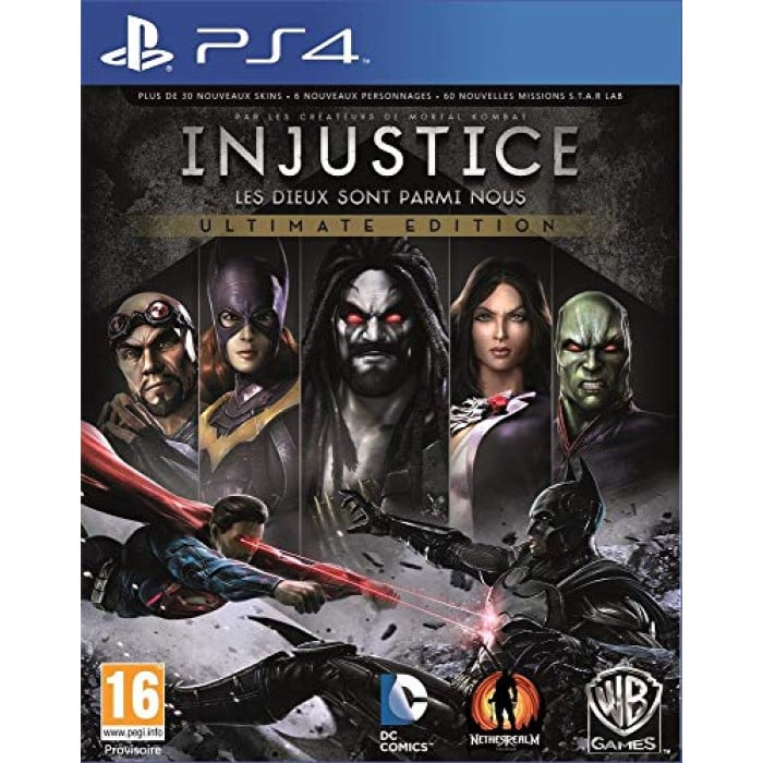 injustice dieux parmi nous goty ps4 visuel produit