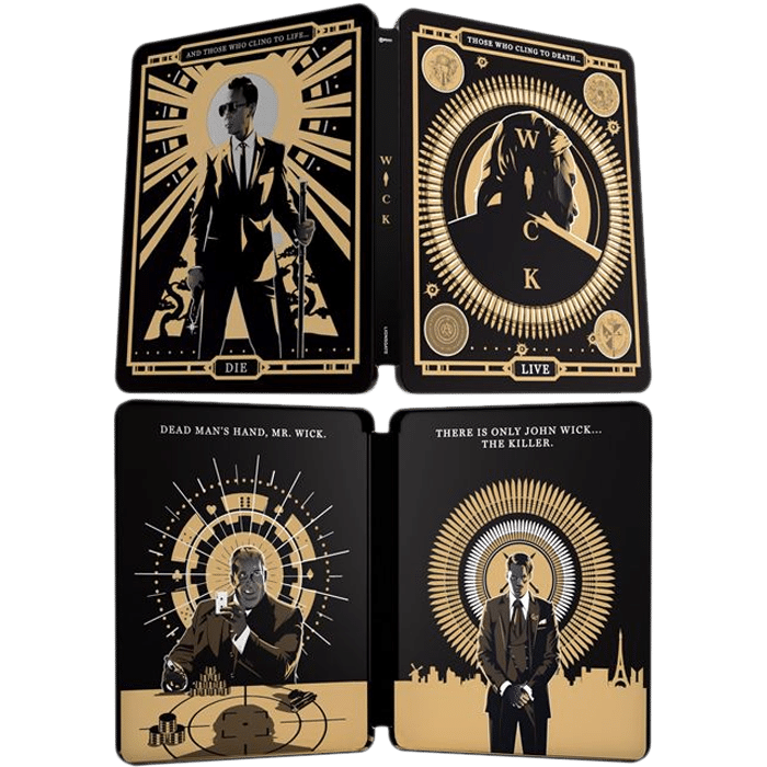 John Wick Chapitre 4 Blu Ray Steelbook visuel produit