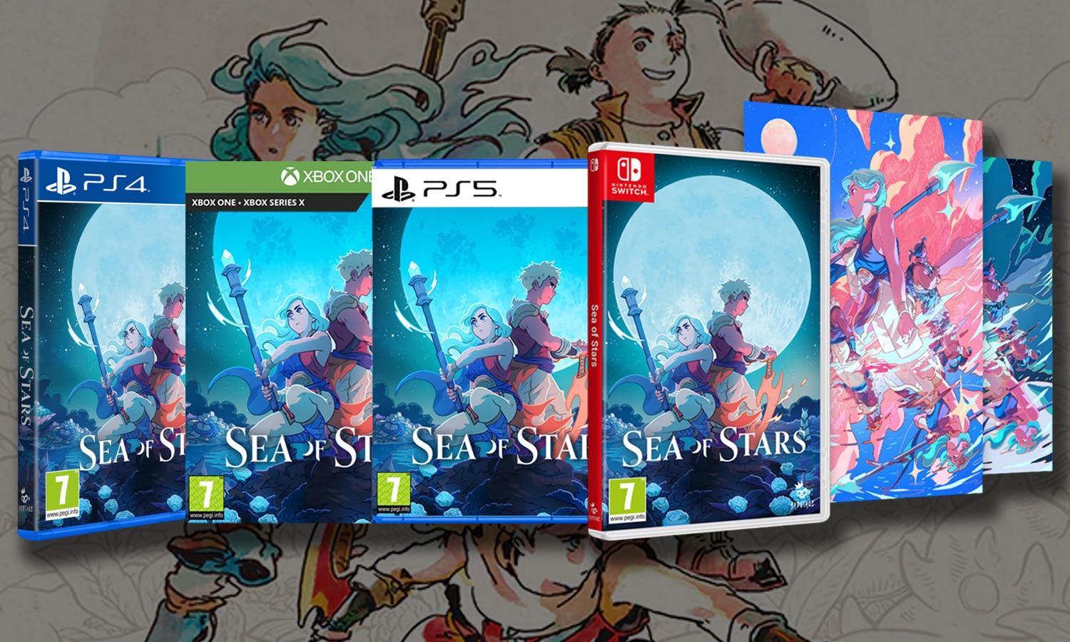 slider sea of stars ps5 ps4 switch avec bonus version française
