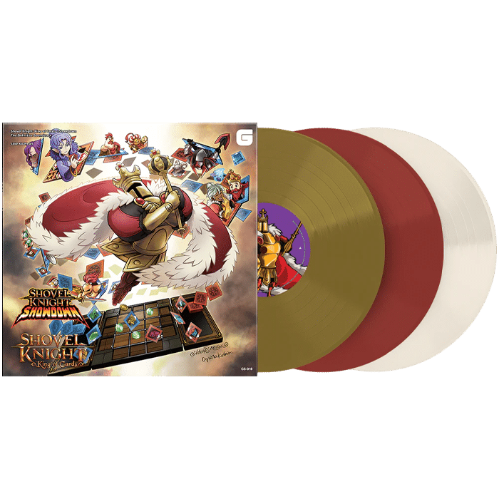 vinyles shovel knight king of cards visuel produit