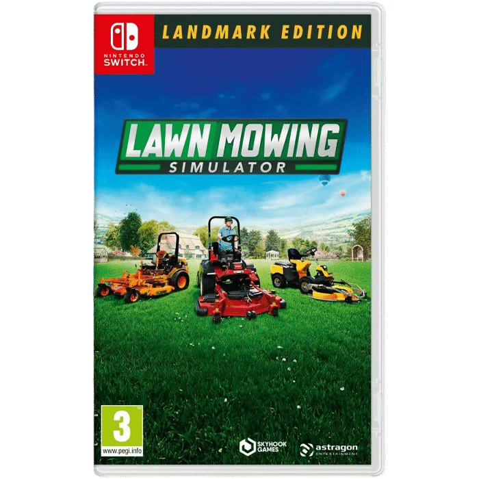lawn mowing simulator landmark switch visuel produit