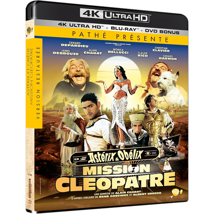 Astérix et Obélix Mission Cléopâtre 4K visuel produit