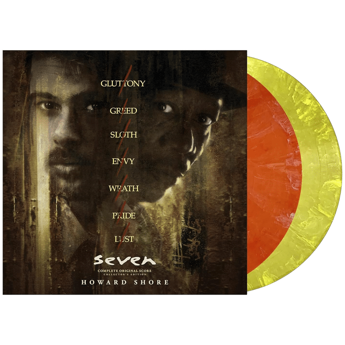 vinyles seven bande originale jaune orange visuel produit
