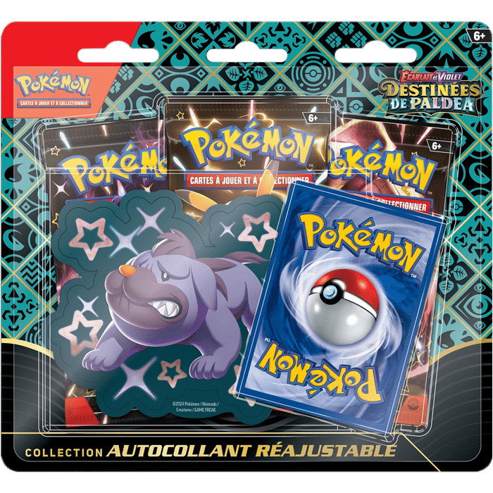 Triple Pack Pokémon Grondogue Paldea visuel produit