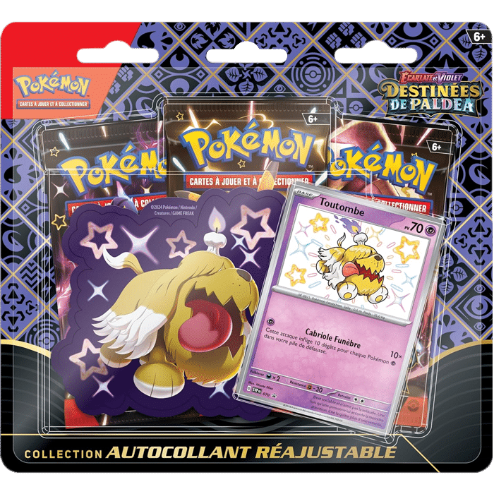 Triple Pack Pokémon Toutombe Paldea visuel produit