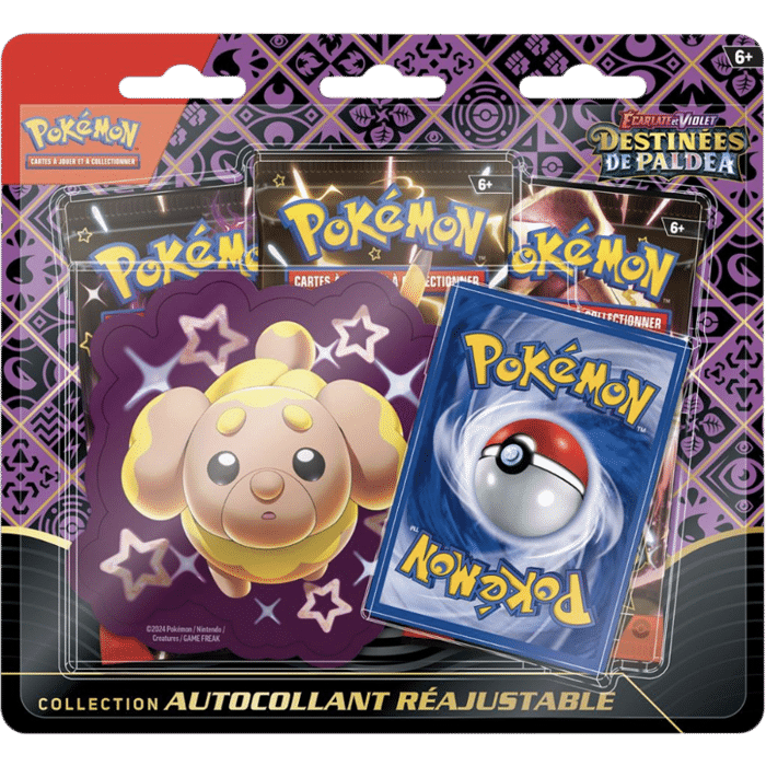 triple pack pokémon patachiot paldea visuel produit