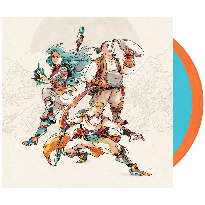 vinyles sea of stars bande originale bleu et orange visuel produit