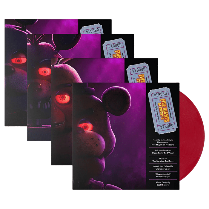 vinyle five nights at freddy s rouge visuel produit