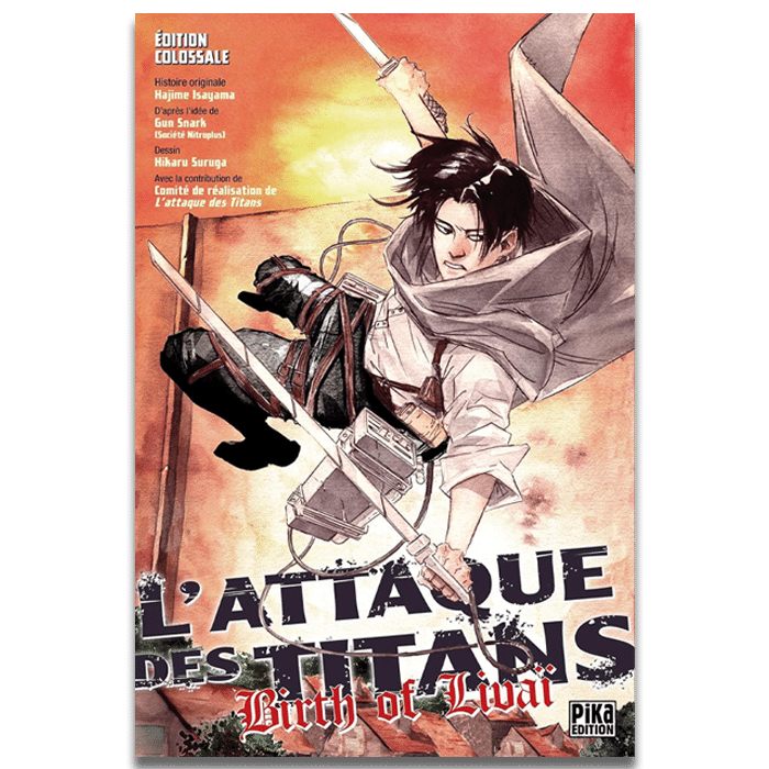 lattaque des titans birth of livai visuel produit livre de poche