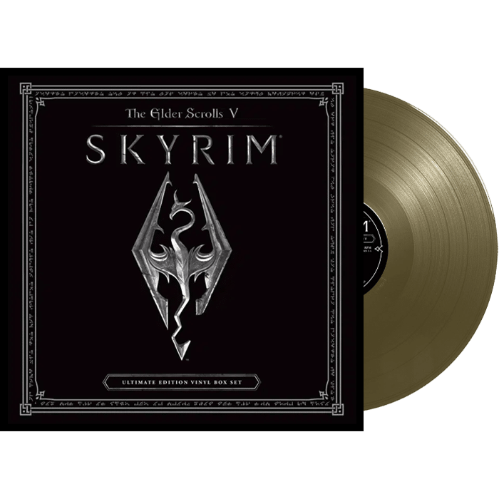 vinyle skyrim edition gold visuel produit