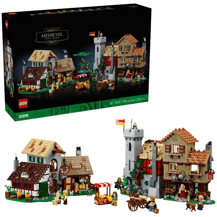 lego icons ville médiévale 10332 visuel produit v2