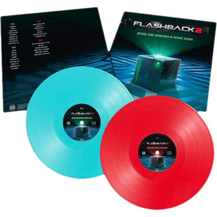 BO Flashback 2 Vinyles Bleu et Rouge visuel produit