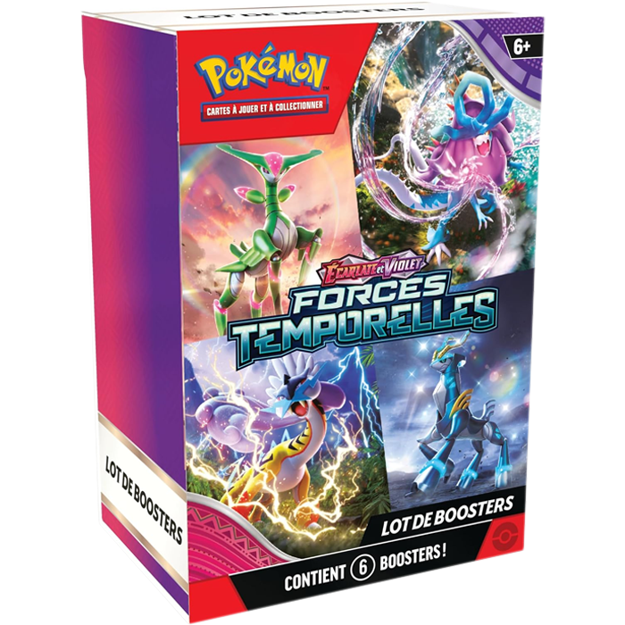 Pokemon 6 boosters Forces Temporelles visuel produit
