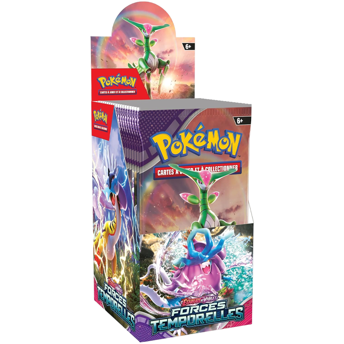 pokemon 18 boosters forces temporelles visuel produit 