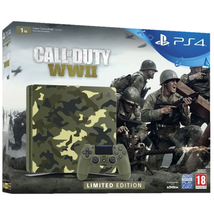 ps4 slim édition limitée cod ww2 copie