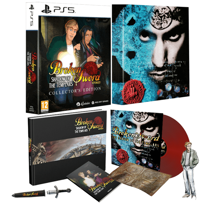 visuel produit les chevaliers de baphomet remake collector ps5