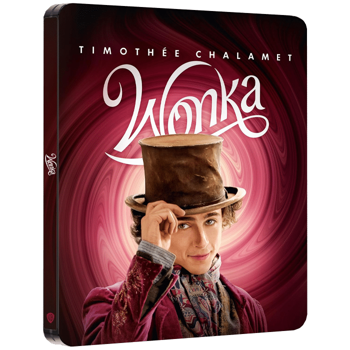wonka 4k steelbook amazon exclusif chalamet visuel produit