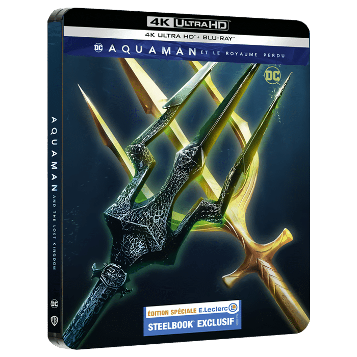 aquaman 2 4k steelbook leclerc visuel produit