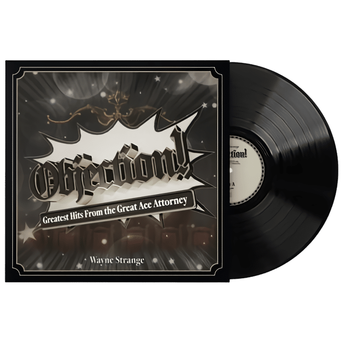 vinyle objection great ace attorney visuel produit