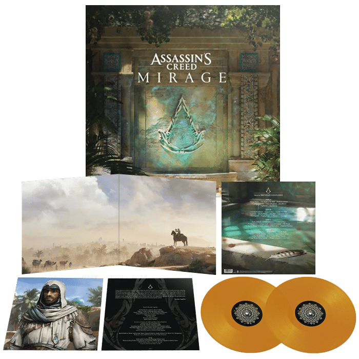vinyle assassins creed mirage ambre visuel produit