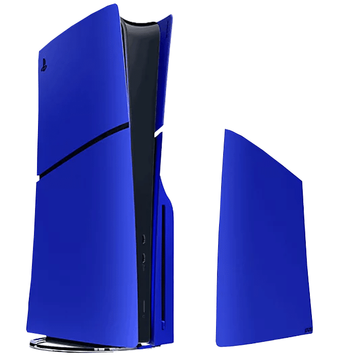 facade cobalt blue ps5 slim visuel produit