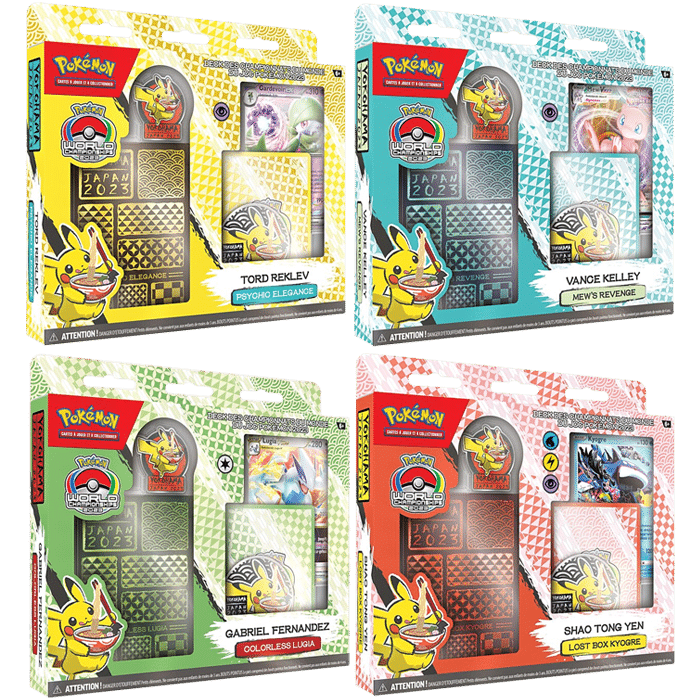 Deck de championnats du Monde Pokemon 2023 modèle aléatoire visuel produit