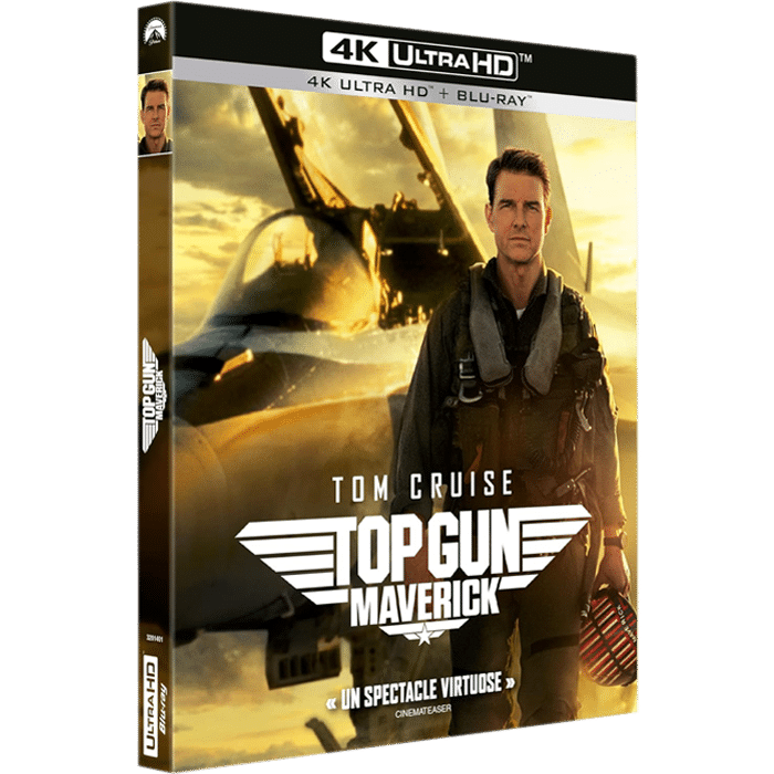 Top gun Maverick Blu Ray 4K + Blu Ray visuel produit definitif