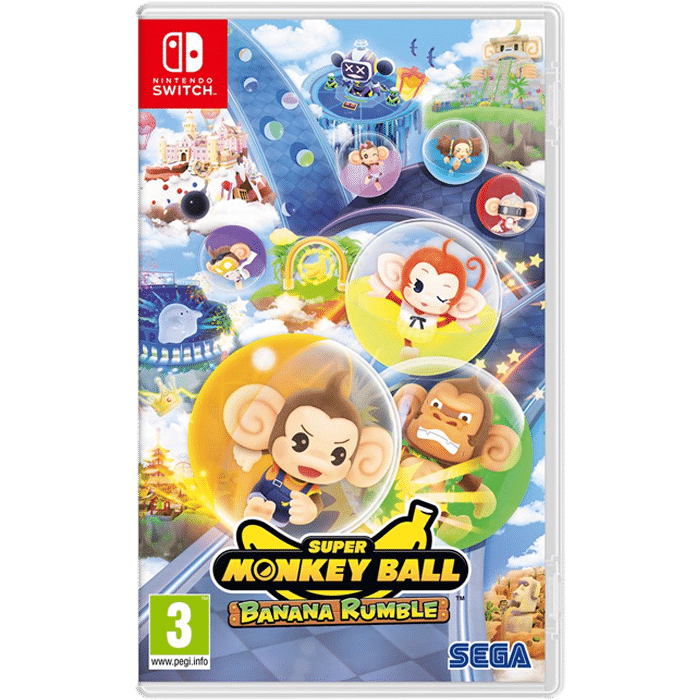 Super Monkey Ball Banana Rumble Switch visuel definitif produit