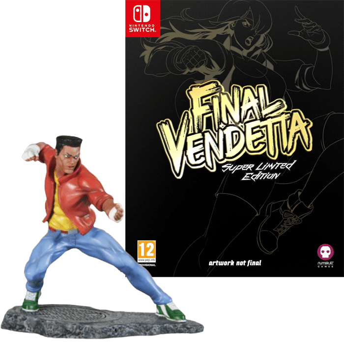 pack final vendatta edition super limitée switch + figurine duke sancho visuel produit