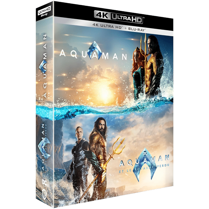 coffret deux films aquaman blu ray 4k visuel produit