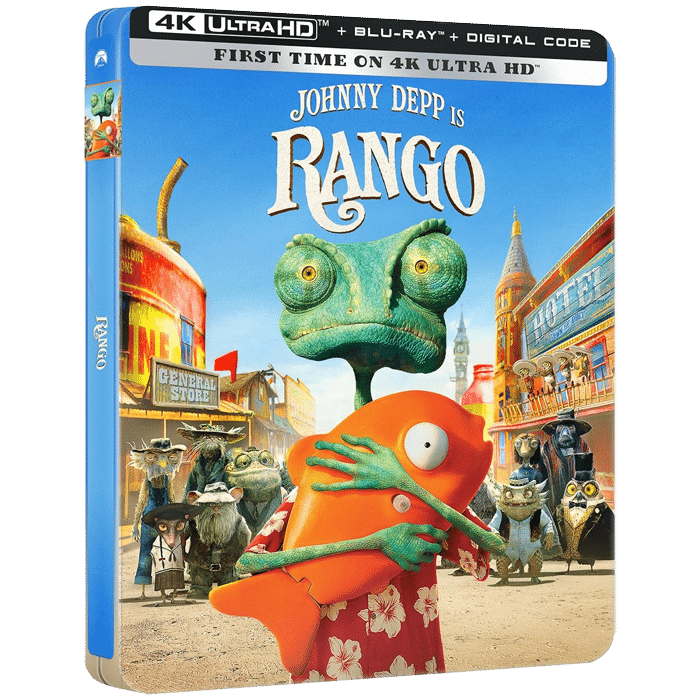 rango en blu ray 4k steelbook visuel produit
