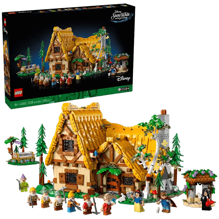 lego disney maison des 7 nains 43242 visuel produit