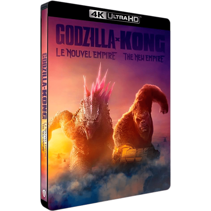 Godzilla x Kong Le Nouvel Empire 4k Steelbook visuel amazon produit