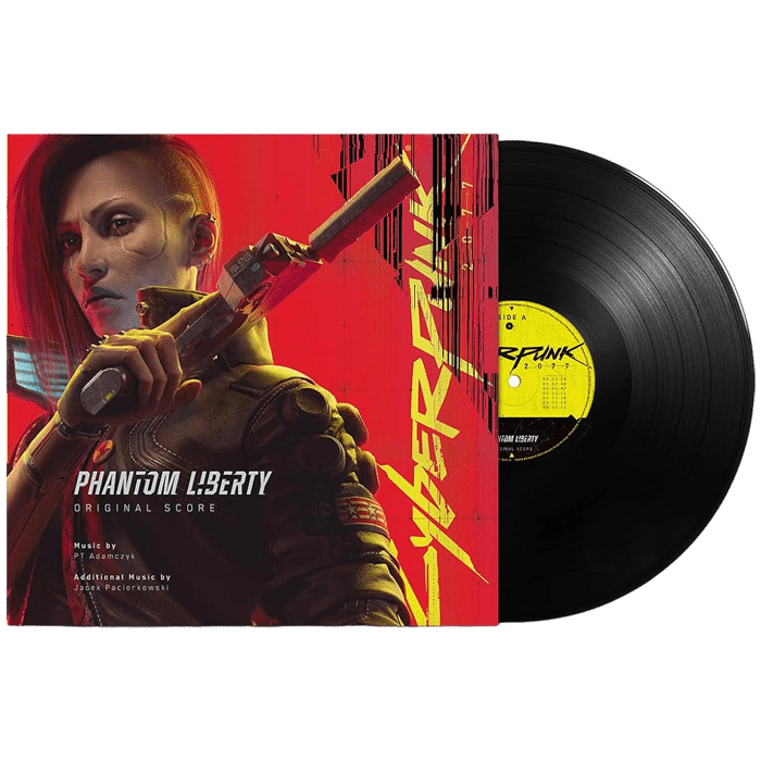 vinyle cyberpunk 2077 phantom liberty visuel produit