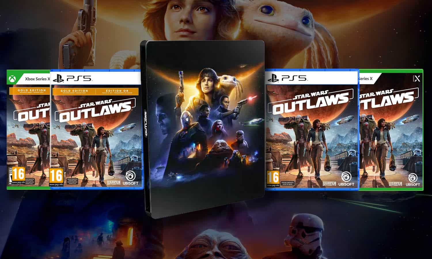 slider star wars outlaws recap des éditions disponibles