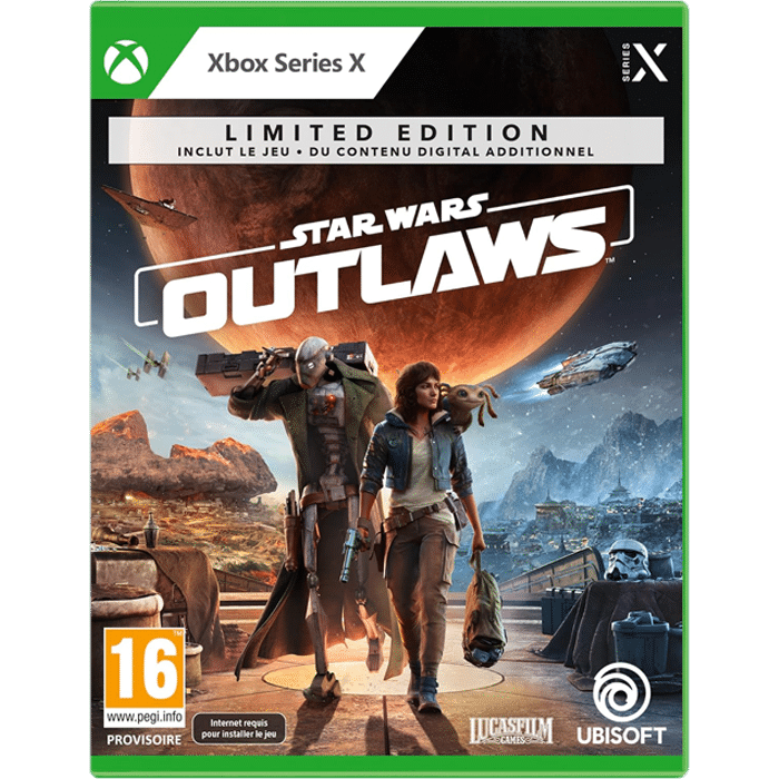 Star Wars Outlaws Edition limitée xbox series x visuel produit