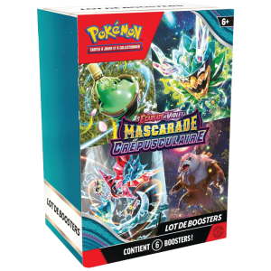 lot 6 boosters mascarade crépusculaire visuel produit