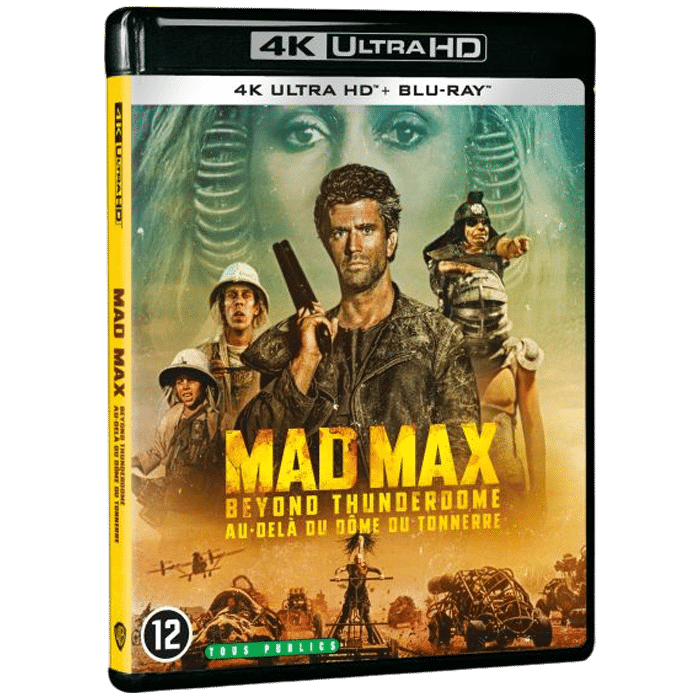 mad max 3 blu ray 4k visuel produit