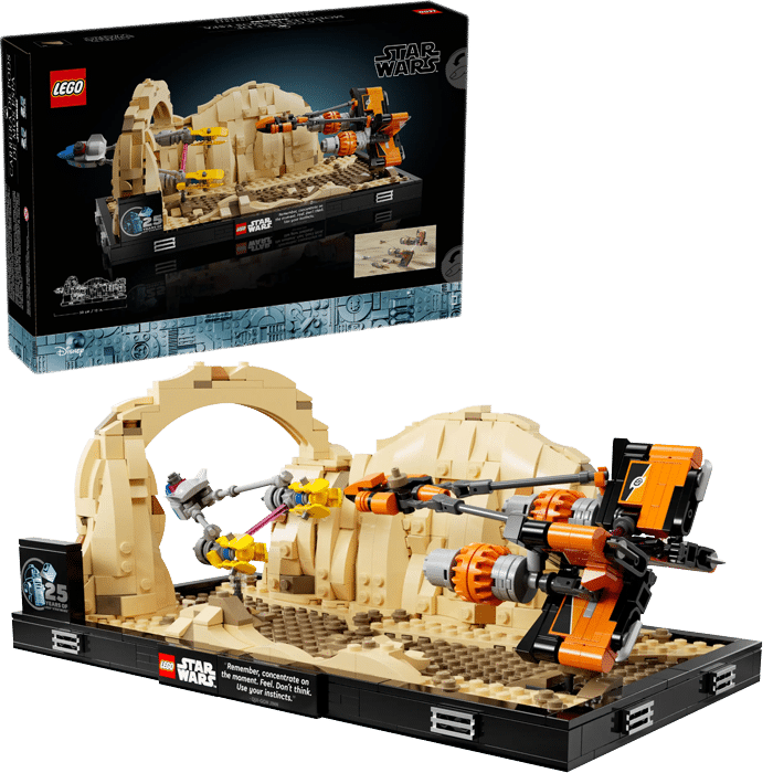 Lego Star Wars Diorama Course Podracers 75380 visuel produit