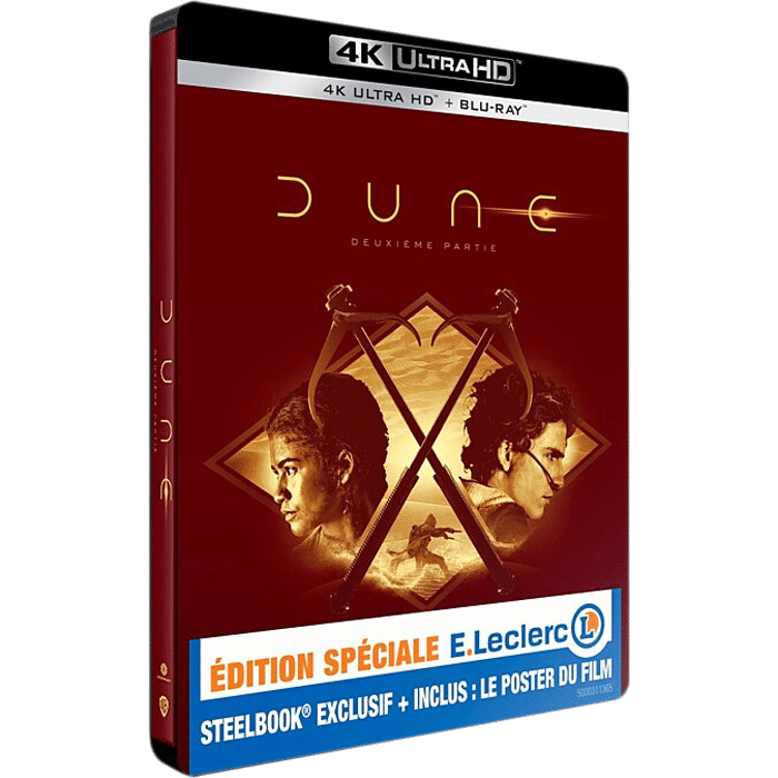 Dune 2 4K Steelbook Edition Leclerc visuel definitif produit