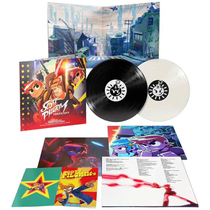 vinyles scott pilgrim prend son envol visuel produit