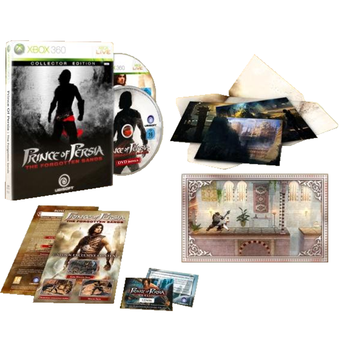prince of persia les sables oubliés collector xbox 360