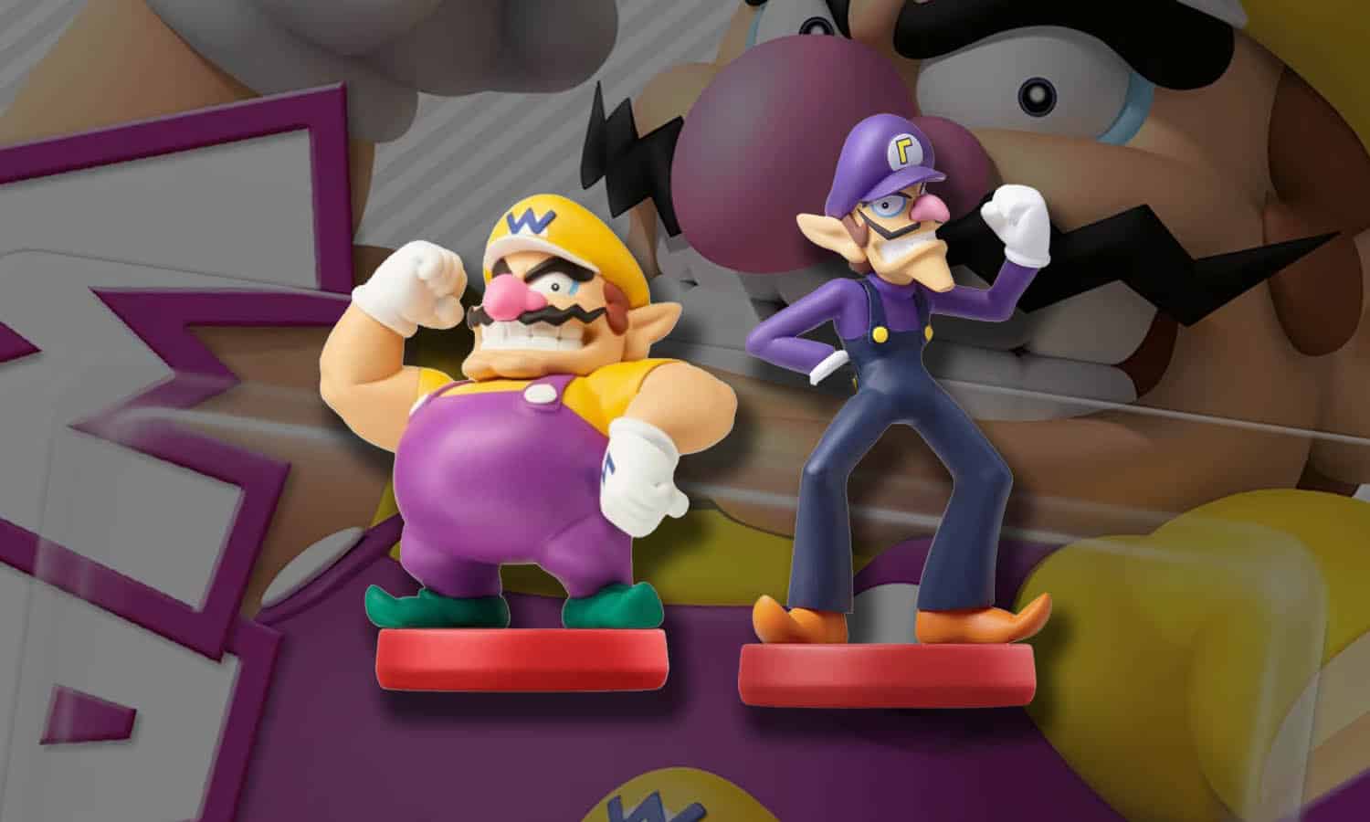slider amiibo Wario Waluigi 2016 multi